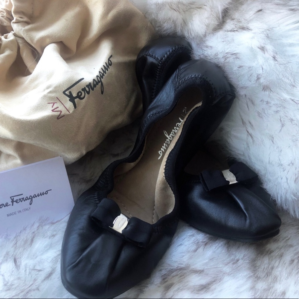 Auth. Ferragamo Ballet Flats Size 39